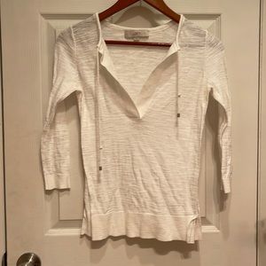 VINTAGE Loft V-Neck Long Sleeve Shirt | Size S